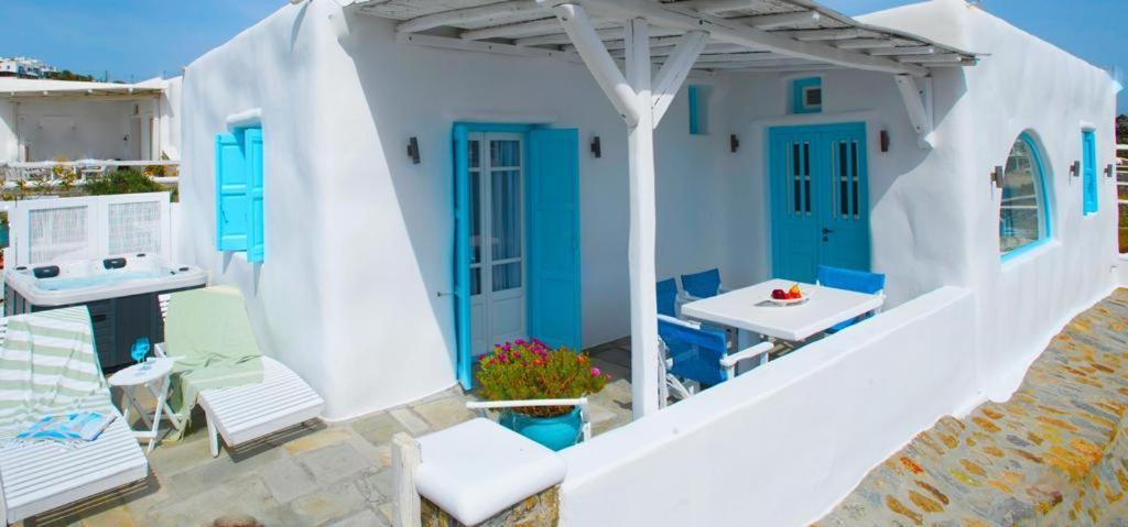 Villa Luxury Sea House By Blue Waters Mykonos Ornos  Exterior foto