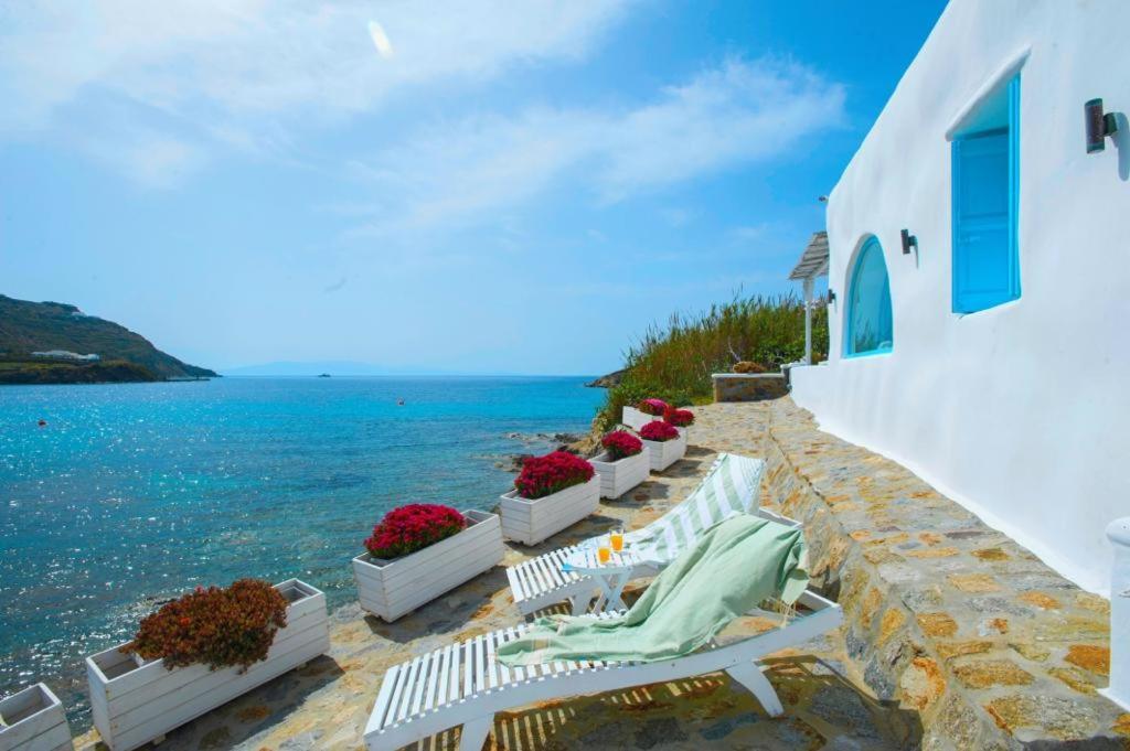 Villa Luxury Sea House By Blue Waters Mykonos Ornos  Exterior foto